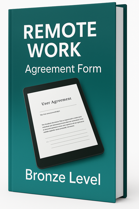 Remote Work - Agreement Form - Bronze Level