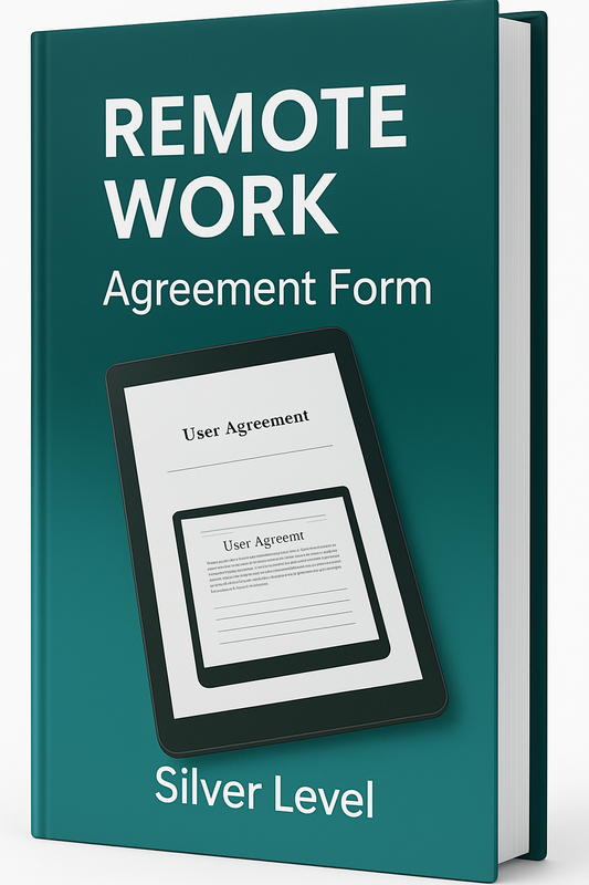 Remote Work - Agreement Form - Silver Level