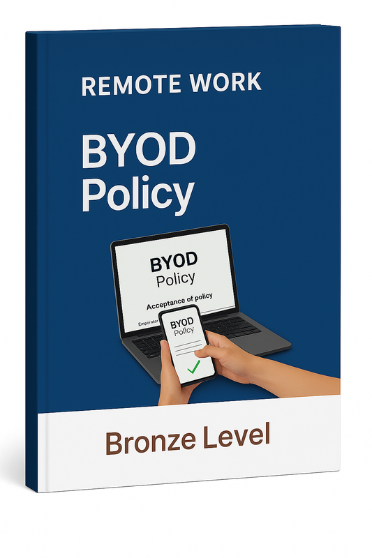 Remote Work - BYOD Policy Template  - Bronze Level