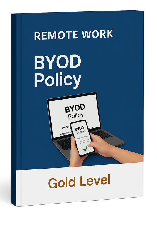 Remote Work - BYOD Policy Template  - Gold Level